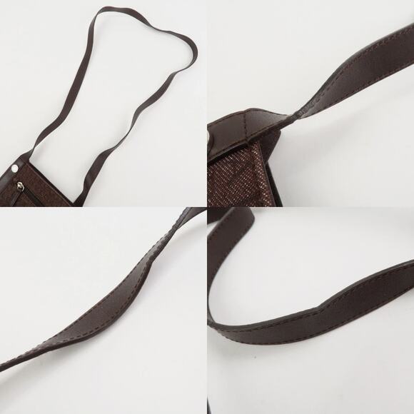 💎✨Beautiful✨💎Authentic BVLGARI Logo Mania Canvas Leather Crossbody Bag - Picture 6 of 15